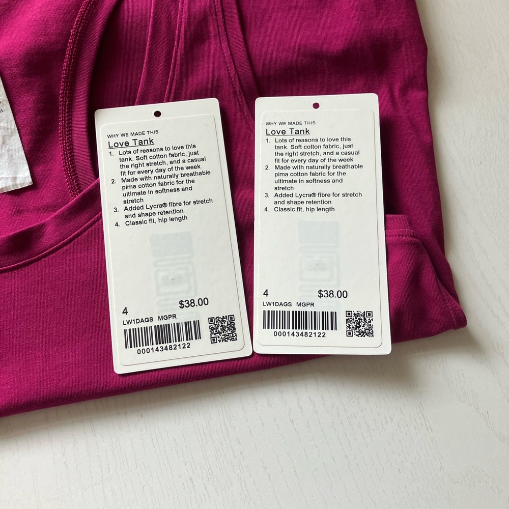 Lululemon Love Tanks (Bundle of 2) Size 4 - Picture 3 of 8